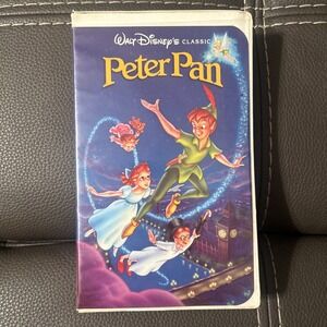 Peter Pan (VHS, 1990) Walt Disney's Classic Black Diamond Edition